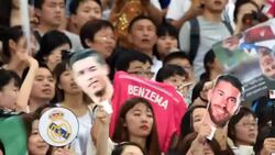 CLEAN : Real Madrid train in Shanghai ahead of AC Milan clash News Clip