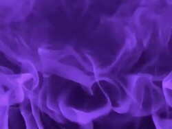 HD SLOW-MOTION: Abstract Purple Flames Stock Footage