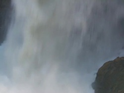 CU Shot of  waterfall  / Minneapolis, Minnesota, United States  Stock Footage