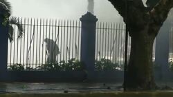 Students clash with police ahead of Sunday's municipal elections News Clip