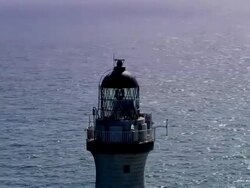 Dubh Artach Lighthouse Stock Footage