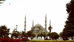 Istanbul Blue Mosque-Sultan Ahmet Camii Stock Footage