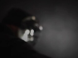 Metal Mask Barber Stock Footage