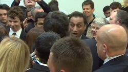 General Election 2015 - Labour Campaign Stop In Ealing News Clip