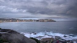 Bondi and Tamarama Beaches Coastal Path, Sydney Australia Stock Footage