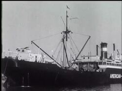 First snapshot is sailing of Mr Insull for America at last to face charges of embezzlement. News Clip