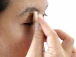 Eye Makeup Stock Footage