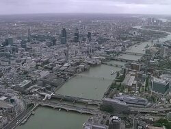 AERIAL WS London Stock Footage