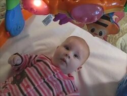 infant girl Stock Footage