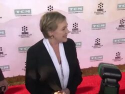 Julie Andrews at The 50th Anniversary Screening Of 'The Sound Of Music' Stock Footage