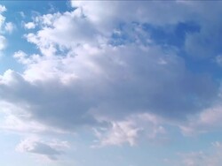 Cloudscape - part 2 of 4, time lapse Stock Footage
