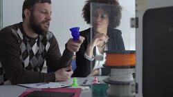 Analyzing objects from 3D Printer Stock Footage