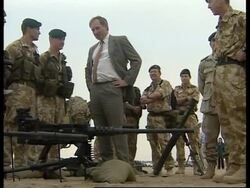 UK Defence Minister meets British troops News Clip
