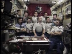 Space - Astronauts' press conference News Clip