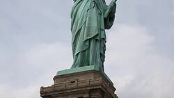 HD VDO : Statue of Liberty Stock Footage