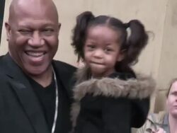 Tommy Tiny Lister shares his wish at Mirror Mirror Stock Footage