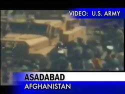 A Russian-made grenade exploded in a crowd milling around a U.S. military vehicle crash in a busy town center in northeastern Afghanistan, killing two Afghans and wounding more than 50 people, including three U.S. troops, officials said Tuesday. Instructional Video