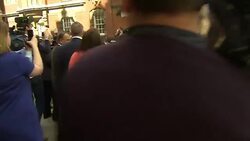 Ken Livingstone Surrounded By Media News Clip