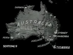 Map Australia New Zealand Instructional Video