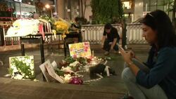Memorial at Bangkok Bombing Shrine Stock Footage