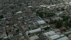Sprawling view of mass overpopulation in Mexico City. Stock Footage