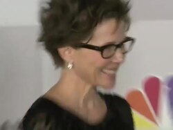 Annette Bening at the NBC Universal's 68th Annual Golden Globes After Party at Beverly Hills CA. (Footage by WireImage Video/GettyImages) Stock Footage
