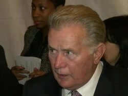 Martin Sheen at 'The Way' premiere in New York on 10/5/2011  (Footage by WireImage Video/Getty Images Entertainment Video) Stock Footage
