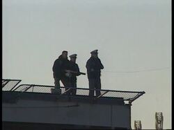 ALBANIA: DURRES: MULTINATIONAL SECURITY MISSION: FRENCH ARRIVALS News Clip