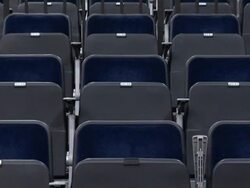 Empty Auditorium seats (6) Stock Footage