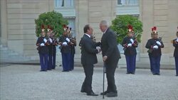 President Hollande says France will host  international conference on security situation in Iraq News Clip