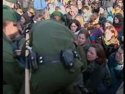 GERMANY: NUCLEAR WASTE SHIPMENT BEGINS CONTROVERSIAL JOURNEY News Clip