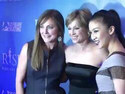 Peggy Fleming, Dorothy Hamill and Michelle Kwan at the 'RISE' New York Premiere at New York NY.  Stock Footage