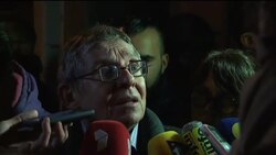 Briefing by former lawyer of suspected gunman News Clip