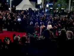 CLEAN: Cannes Red Carpet: 'Holy Motors' News Clip