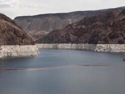 Receding Water levels Stock Footage