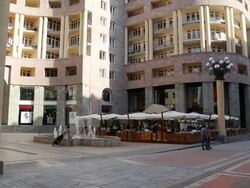 Yerevan, the northern avenue, center of the city Stock Footage