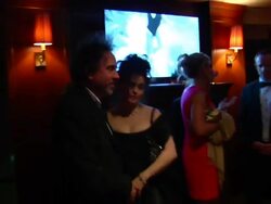 Tim Burton and Helena Bonham Carter at The 2013 Va Stock Footage