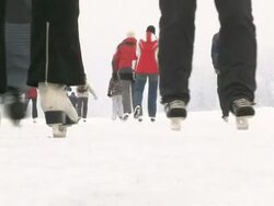 VOICED: 'World's biggest ice rink' draws crowds in Czech News Clip