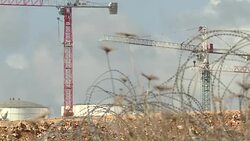 Israeli settlement building on the West Bank News Clip
