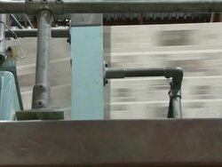 CU PAN Paper running through printing press, San Francisco, California, USA / AUDIO Stock Footage
