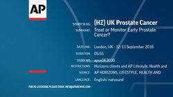 Treat or Monitor Early Prostate Cancer?  News Clip