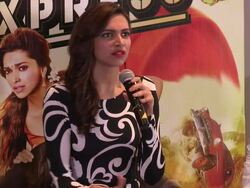 INTERVIEW - Deepika Padukone on moral responsibil' Stock Footage