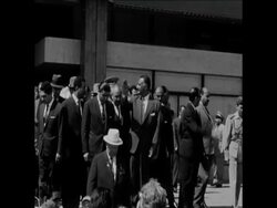 CAN200 SOVIET LEADER NIKITA KHRUSHCHEV LEAVES CAIRO News Clip