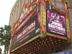 Walt Disney Pictures' Premiere of 'Jonas Brothers: The 3D Concert Experience' Stock Footage