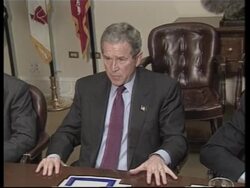 WRAP Bush, Powell comment on Iraq policy News Clip