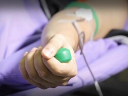 Blood donation Stock Footage
