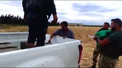 CLEAN : Syrian rebels and IS jihadists face off north of Aleppo News Clip