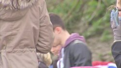 Campaigners and volunteers collecting and counting wet wipes and plastic litter along the River Thames News Clip