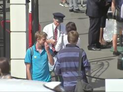 Wimbledon Spectators Queuing News Clip