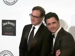 Bob Saget and John Stamos at The Friars Club Testimonial Dinner Honoring Don Rickles Stock Footage
